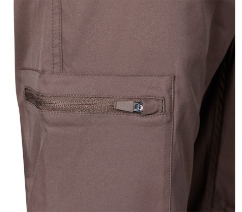 SPODNIE ROBOCZE MIX&MATCH STRETCH BRĄZOWE ROZMIAR L