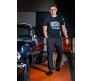 SPODNIE ROBOCZE MIX&MATCH STRETCH CZARNE ROZMIAR L