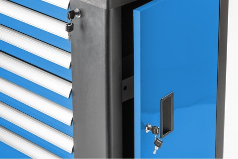 SZAFKA WARSZTATOWA 7 SZUFLAD Z DRZWICZKAMI