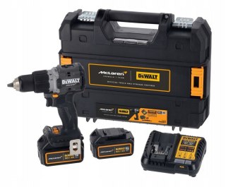 DEWALT McLaren Wiertarko-Wkrętarka Udarowa 18V XR 2x5.0Ah, 90 Nm, Walizka TSTAK + Ładowarka