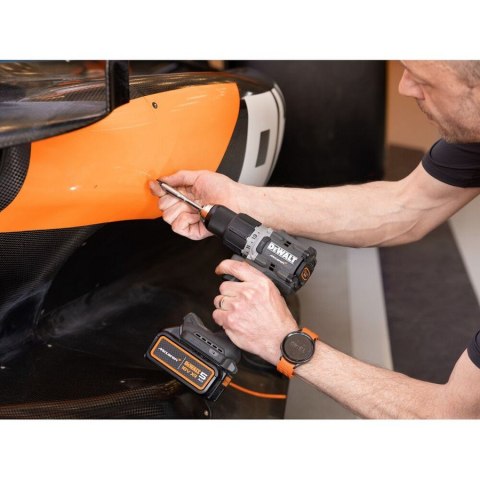 DEWALT McLaren Wiertarko-Wkrętarka Udarowa 18V XR 2x5.0Ah, 90 Nm, Walizka TSTAK + Ładowarka