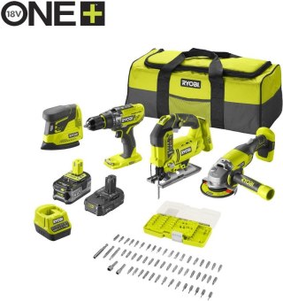ZESTAW ELEKTRONARZĘDZI R18CK4F-252S 1*2.0AH 1*5.0AH ONE+