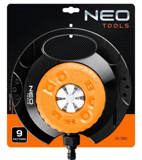 ZRASZACZ OGRODOWY 9 FUNKCYJNY ZE SZPILKAMI DO MONTAŻU