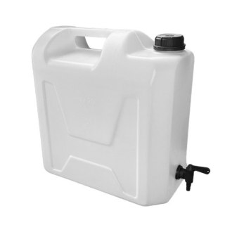 KANISTER NA WODĘ Z KRANEM PLASTIKOWYM. 20L 3/4''
