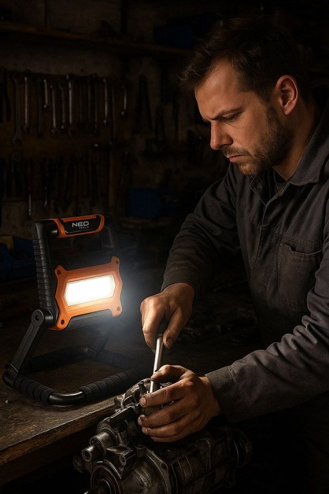 LAMPA WARSZTATOWA AKUMULATOROWA SKŁADANA 1400 ML