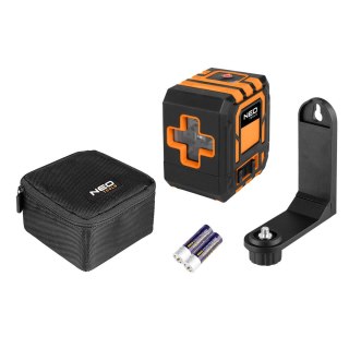 LASER KRZYŻOWY 20M CZERWONY UCHWYT+ETUI