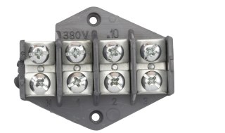 LISTWA ZACISKOWA, PIERŚCIEŃ ROZGAŁĘŹNY 4X10MM2 CZARNY