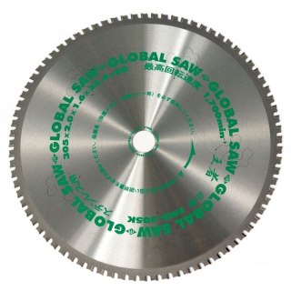 PIŁA TARCZOWA DO STALI N. GLOBAL SAW 305*2.0/1.6 80Z CERMET