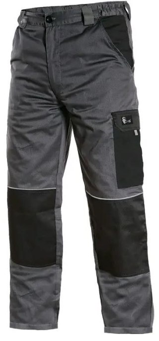 SPODNIE DO PASA CXS CEFEUS, SZARO-CZARNE ROZM.58