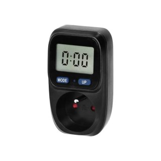 WATOMIERZ, KALKULATOR ENERGII Z WYŚWIETLACZEM LCD, CZARNY