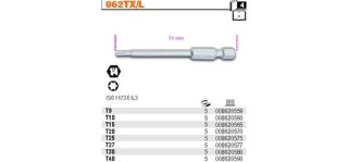 GROT, BIT, KOŃCÓWKA TYPU TORX 1/4' 70MM TX10