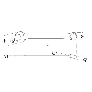 KLUCZ PŁASKO-OCZKOWY 5,5 MM
