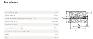 KOŁEK RAMOWY HYBRIDPOWER 10*90 T Z WKRĘTEM