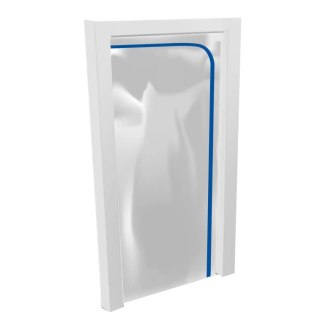 KURTYNA, OSŁONA PRZECIWPYŁOWA 120*220CM Z ZAMKIEM