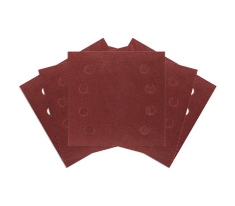 PAPIER ŚCIERNY KWADRAT P120 113*113MM, 8 OTW. 5 SZT.