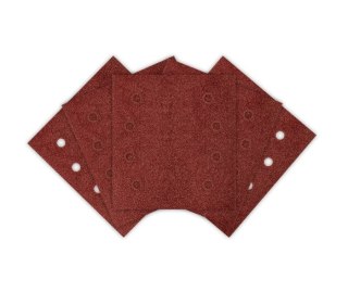 PAPIER ŚCIERNY KWADRAT P80 113*113MM, 8 OTW. 5 SZT.