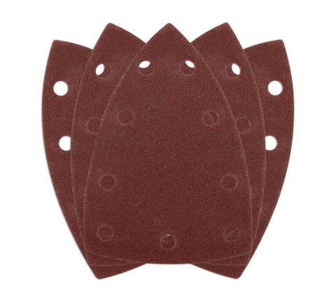 PAPIER ŚCIERNY ŻELAZKO P120 100*147MM, 9 OTW. 5 SZT.