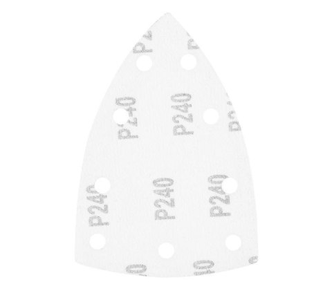 PAPIER ŚCIERNY ŻELAZKO P240 100*147MM,. 9 OTW. 5 SZT.