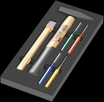 WKŁADKA PIANKOWA 9782 Z NARZĘDZIAMI DO POBIJANIA 6 CZ.