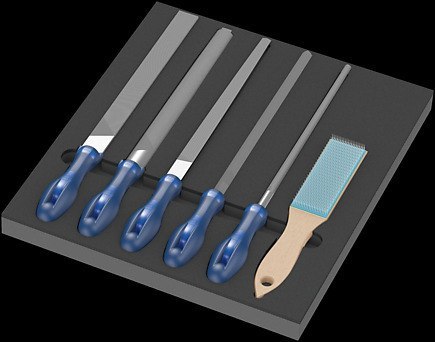 WKŁADKA PIANKOWA 9783 Z PILNIKAMI PFERD 6 CZ.