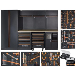 ZESTAW MEBLI WARSZTATOWYCH C45PRO2.0X/268UT+268 NARZĘDZI DRE