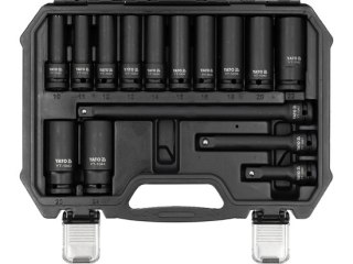 ZESTAW NASADEK UDAROWYCH DŁUGICH 1/2'' 18 SZT.