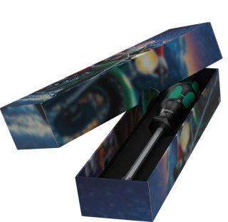 Wera Wkrętak Kraftform z grzechotką i 6 bitami w opakowaniu na prezent