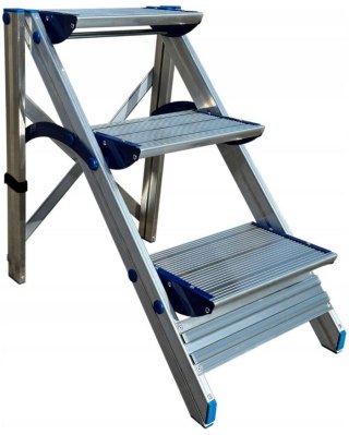 SCHODKI SKŁADANE 70CM 3 STOPNIE